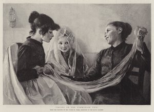Trying on the Communion Veil by F. M. Stark